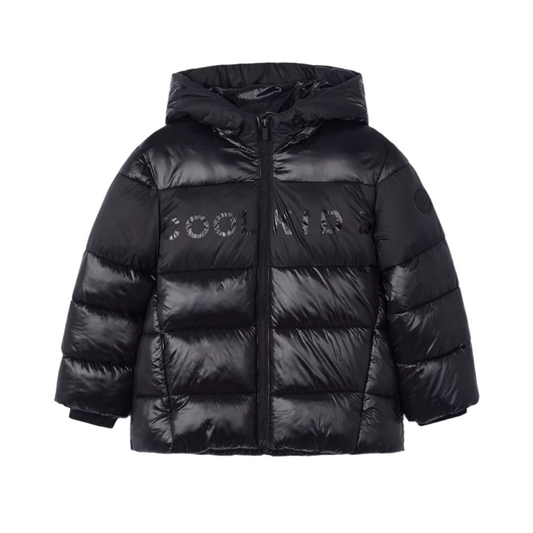 Mayoral Boy's Black Shiny Puffer Coat