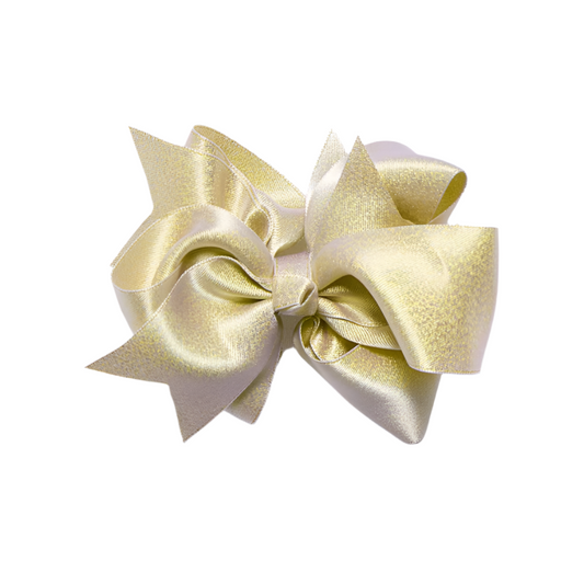 Abel&Lula Girl's Champagne Bow Hair Clip