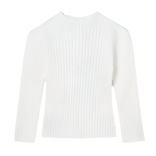 Mayoral Baby Girl's Natural Striped Turtleneck