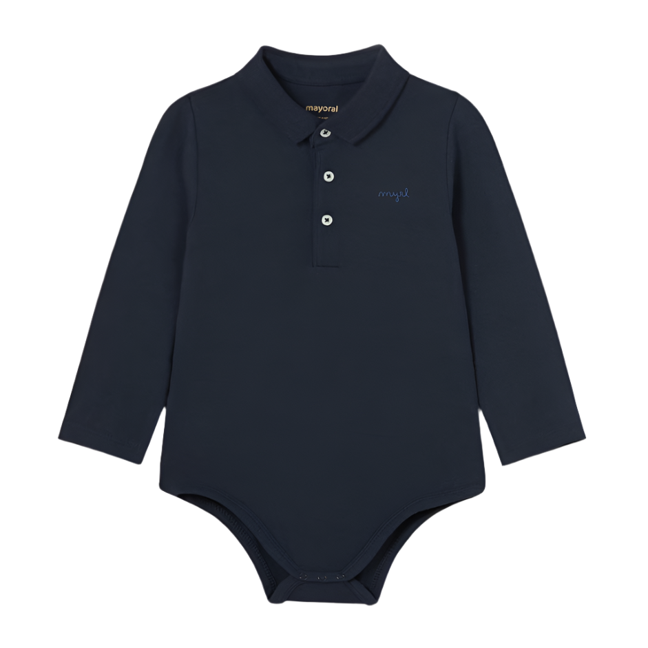 Mayoral Baby Boy's NavyPolo Bodysuit