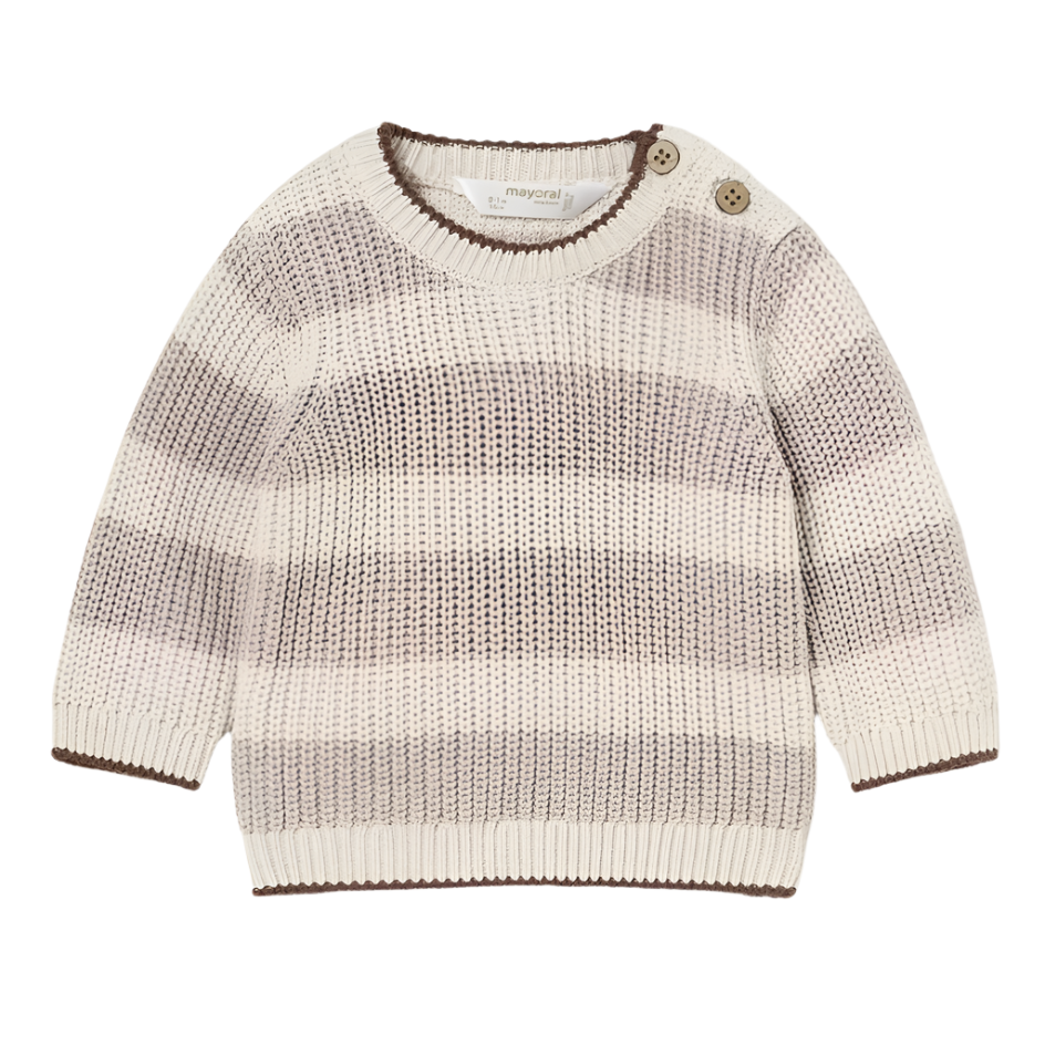 Mayoral Baby Boy's Tiramisu Striped Knitted Jumper