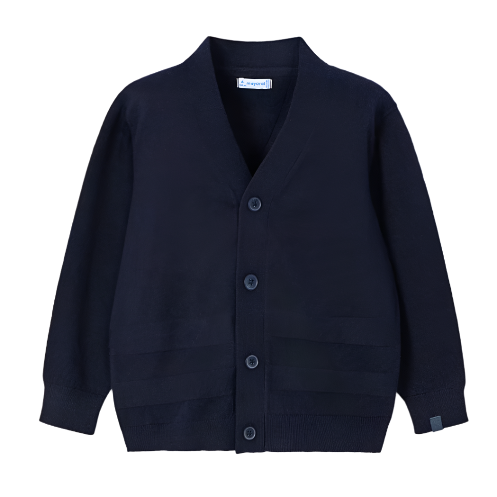 Mayoral Baby Boy's Navy Tricot Knitted Cardigan