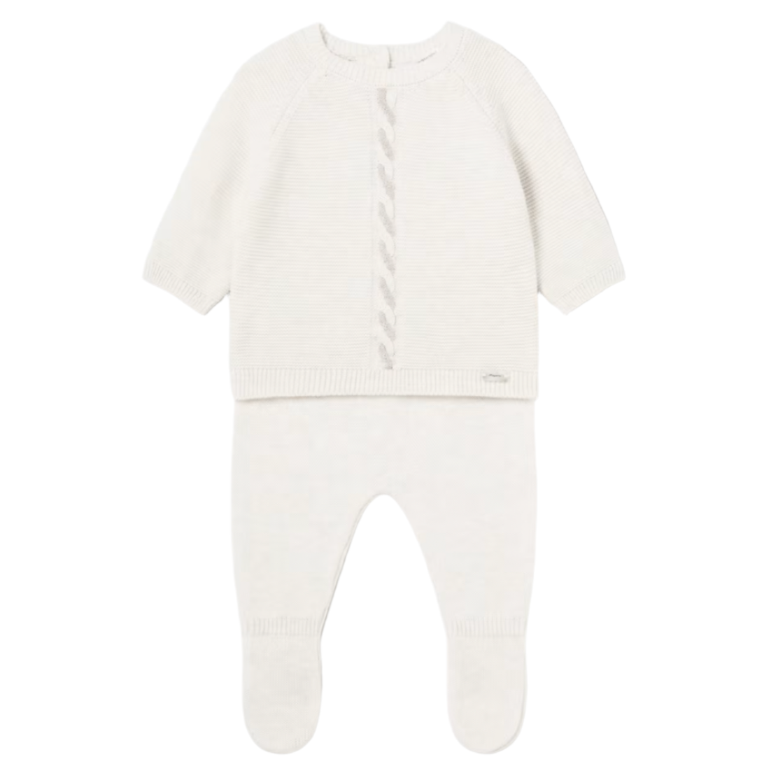 Mayoral Newborn Boy Milk 3 Piece Tricot Set