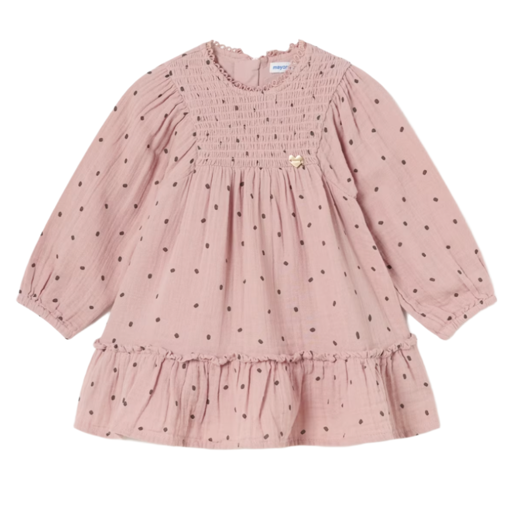 Mayoral Baby Girl's Blush Fleck Dress