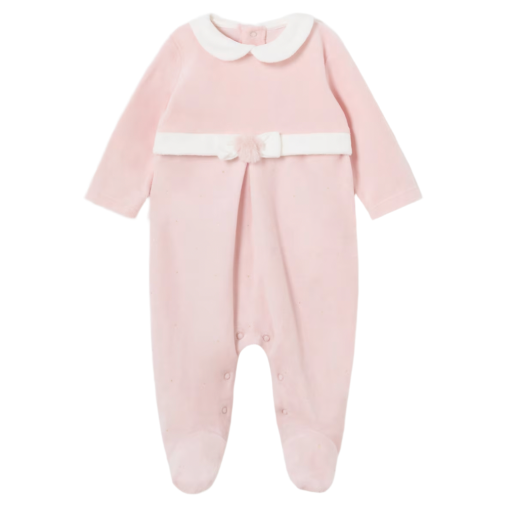 Mayoral Baby Girl's Blush Romper with Beret Set