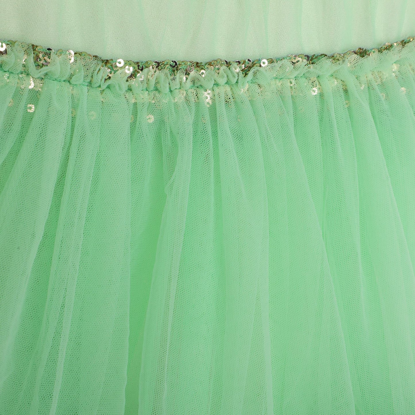 Billie Blush Girl's Spring Green Sequinned Party Dress