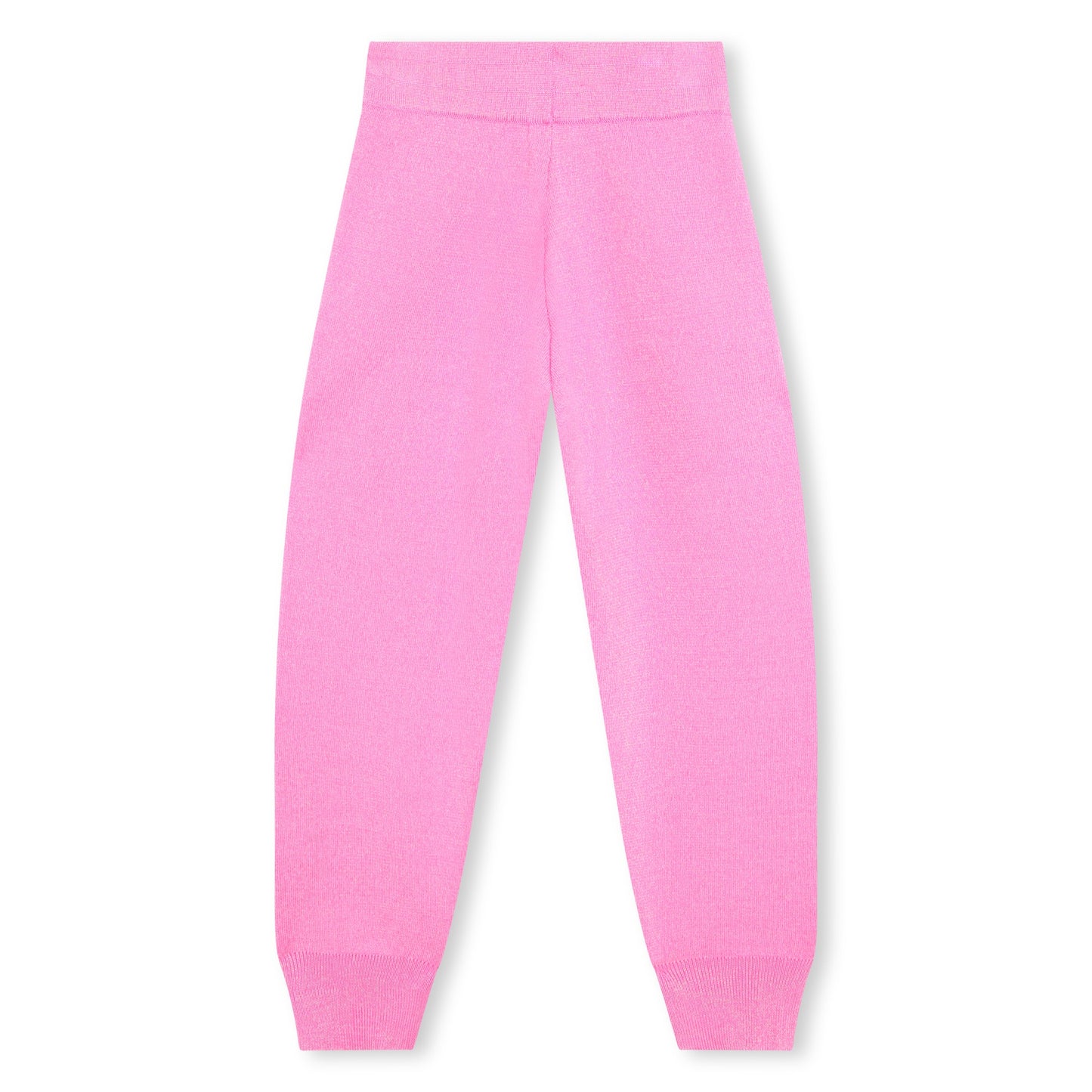 Billie Blush Girl's Pink Glittery-Knit Trousers