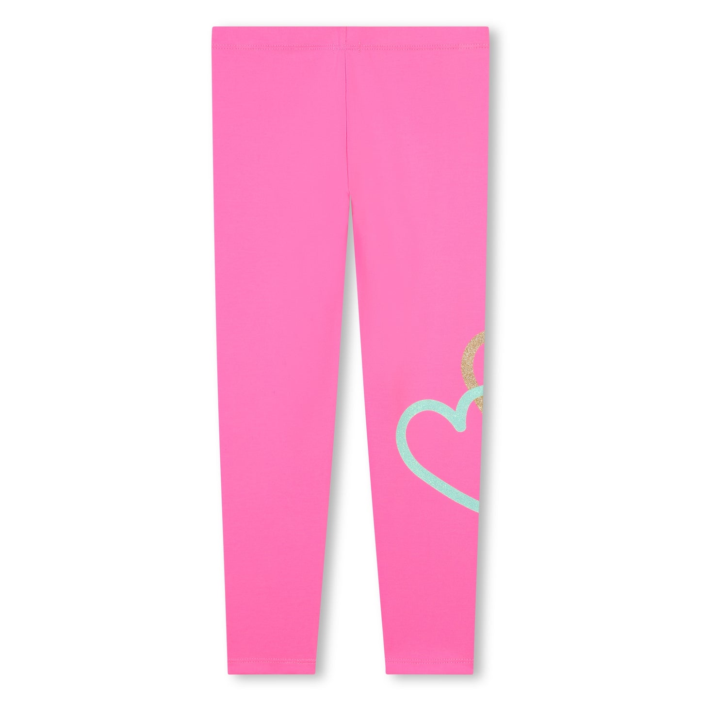 Billie Blush Girl's Pink Heart Leggings