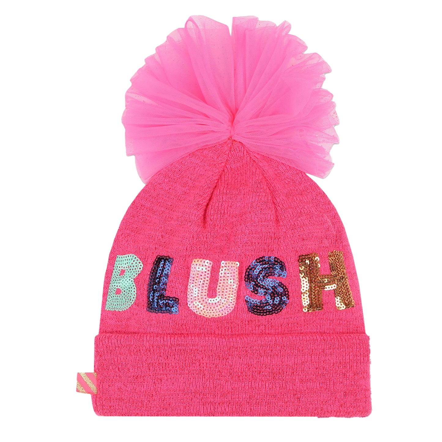 Billie Blush Girl's Hot Pink Hat & Snood Set