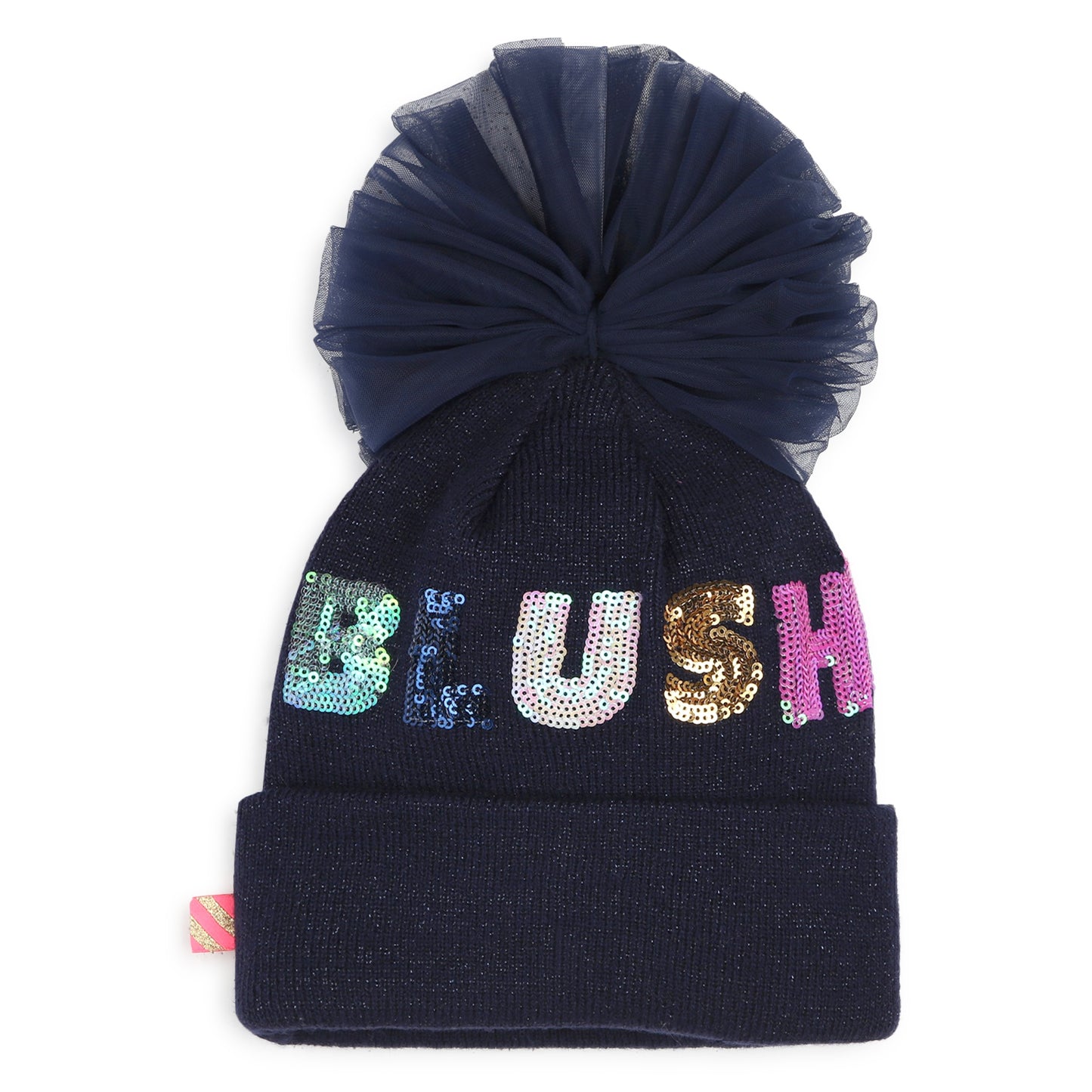 Billie Blush Girl's Navy Hat & Snood Set