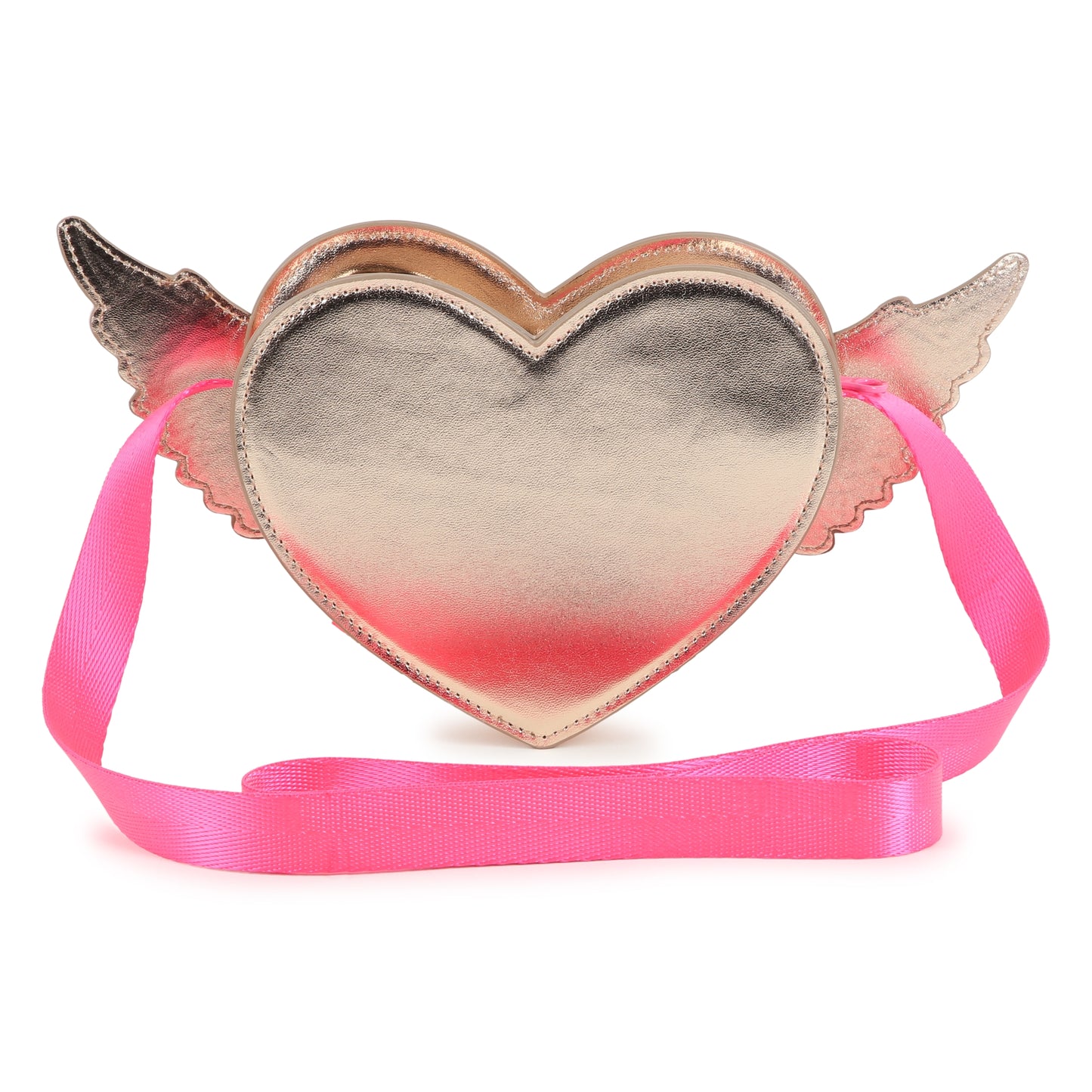 Billie Blush Girl's Golden Heart Handbag