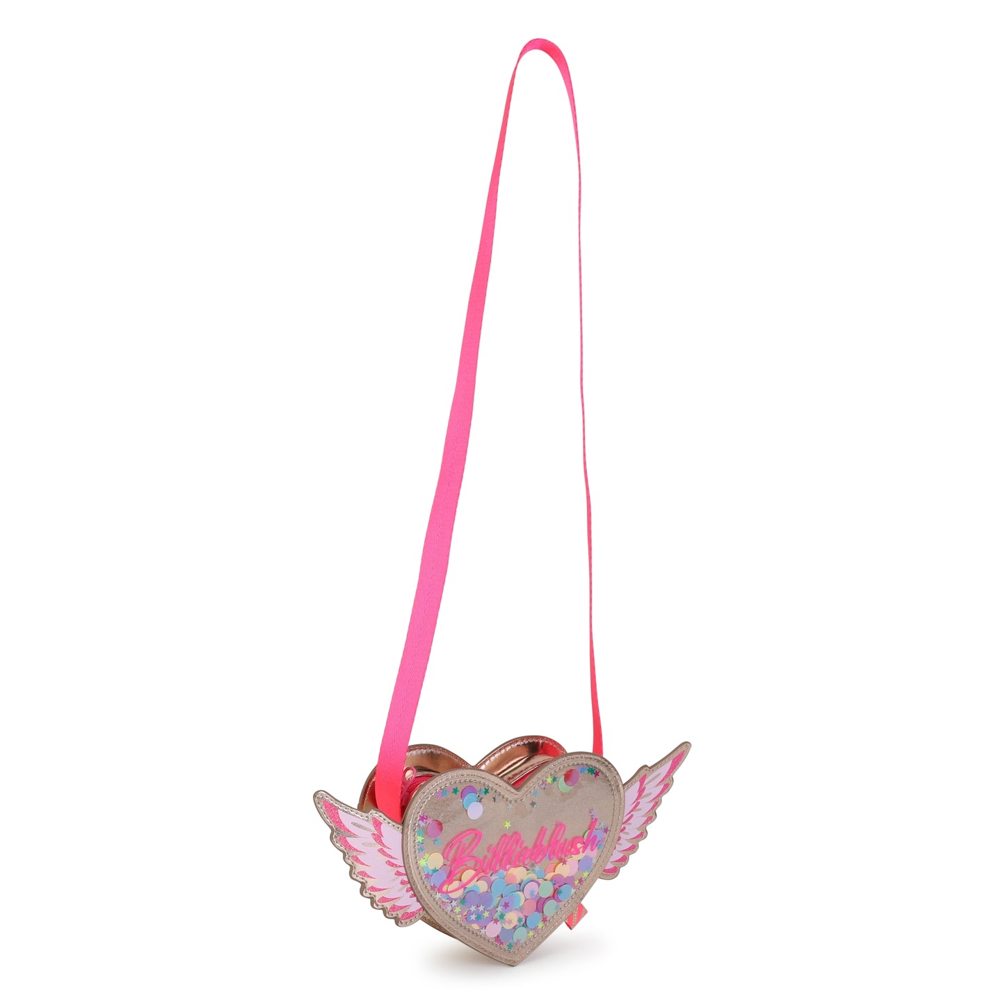 Billie Blush Girl's Golden Heart Handbag