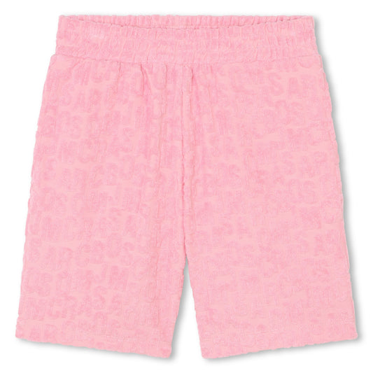 Marc Jacobs Girl's Pink Terry Towel Bermuda Shorts