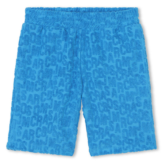 Marc Jacobs Boy's Electric Blue Terry Towel Bermuda Shorts