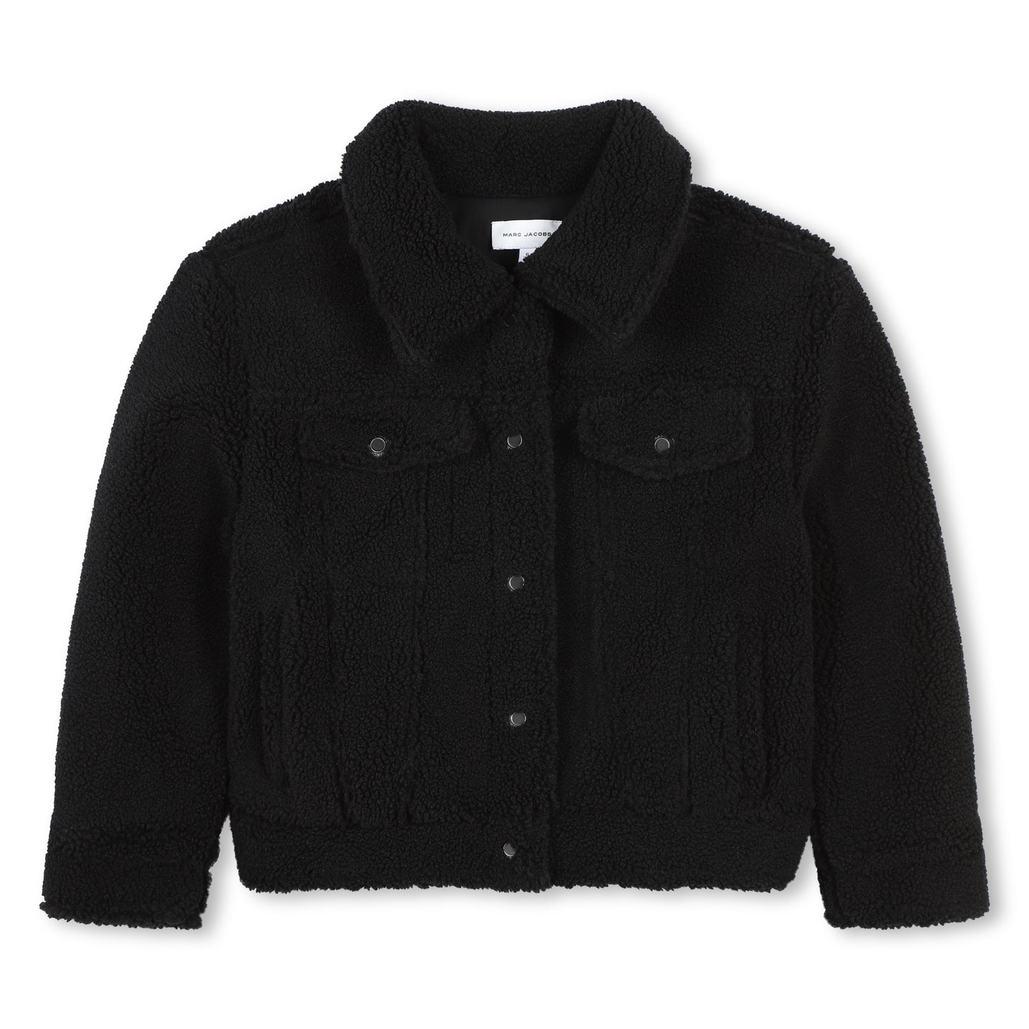 Marc Jacobs Girl's Black Fluffy Jacket