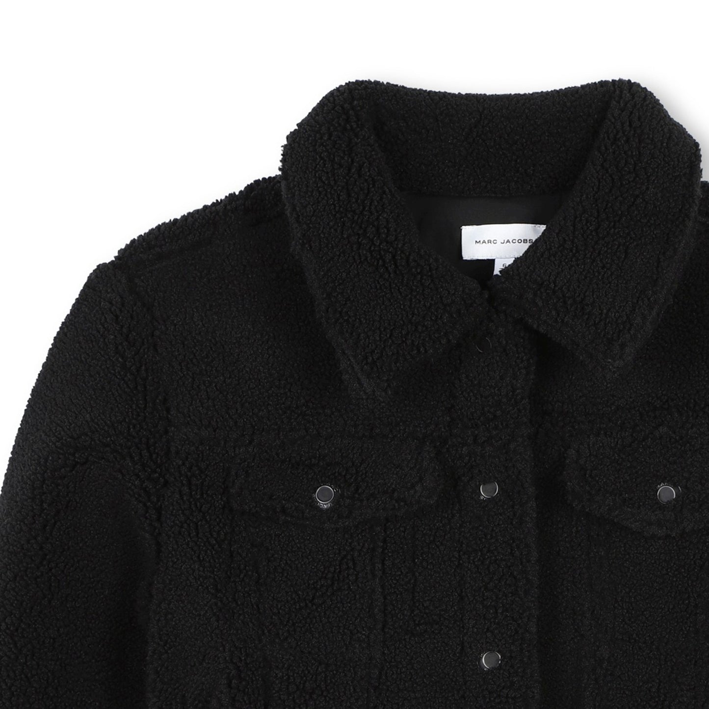 Marc Jacobs Girl's Black Fluffy Jacket