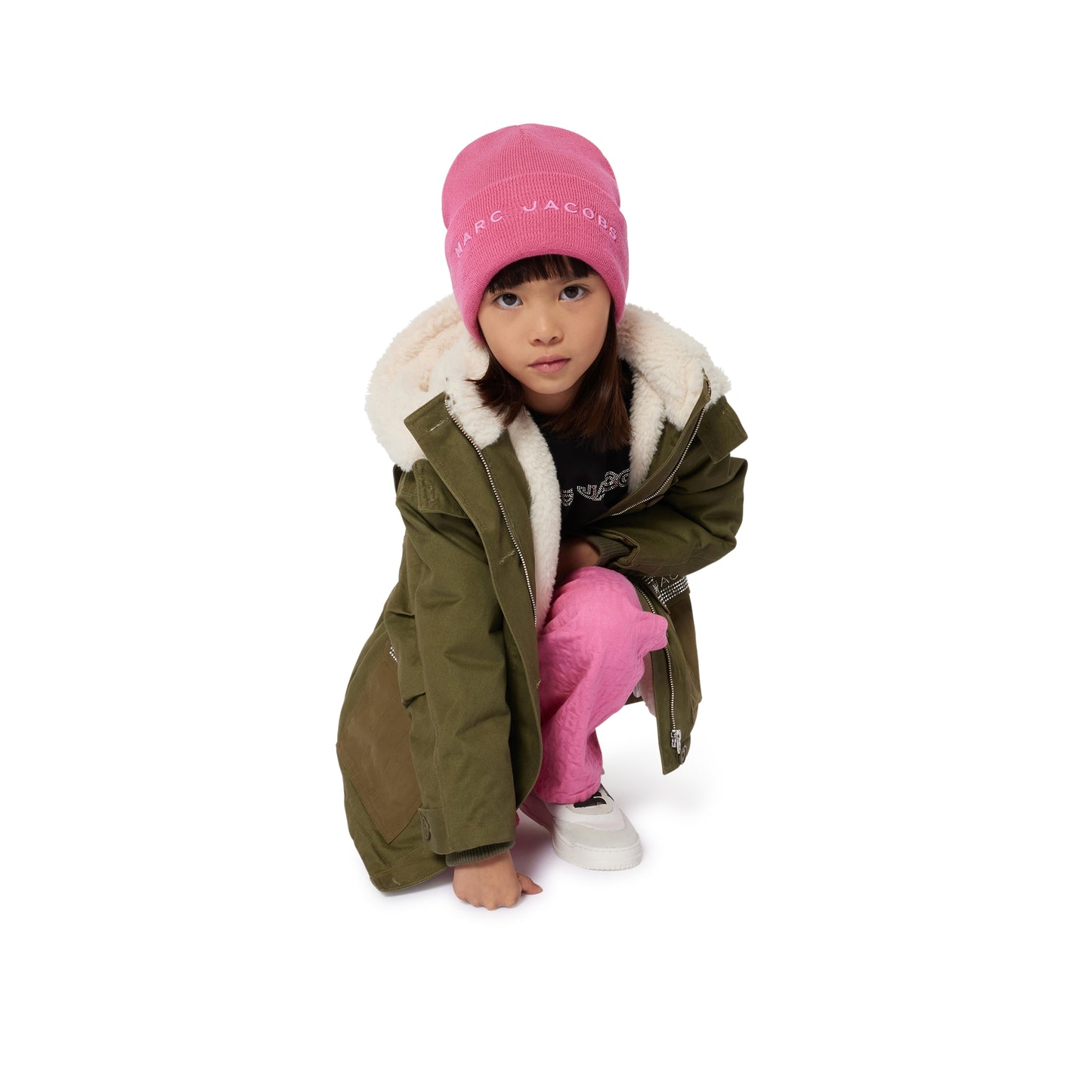 Marc Jacobs Girl's Winter Moss Hooded Parka Jacket