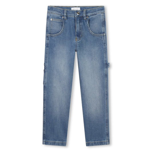 Marc Jacobs Unisex Denim Blue Adjustable Jeans