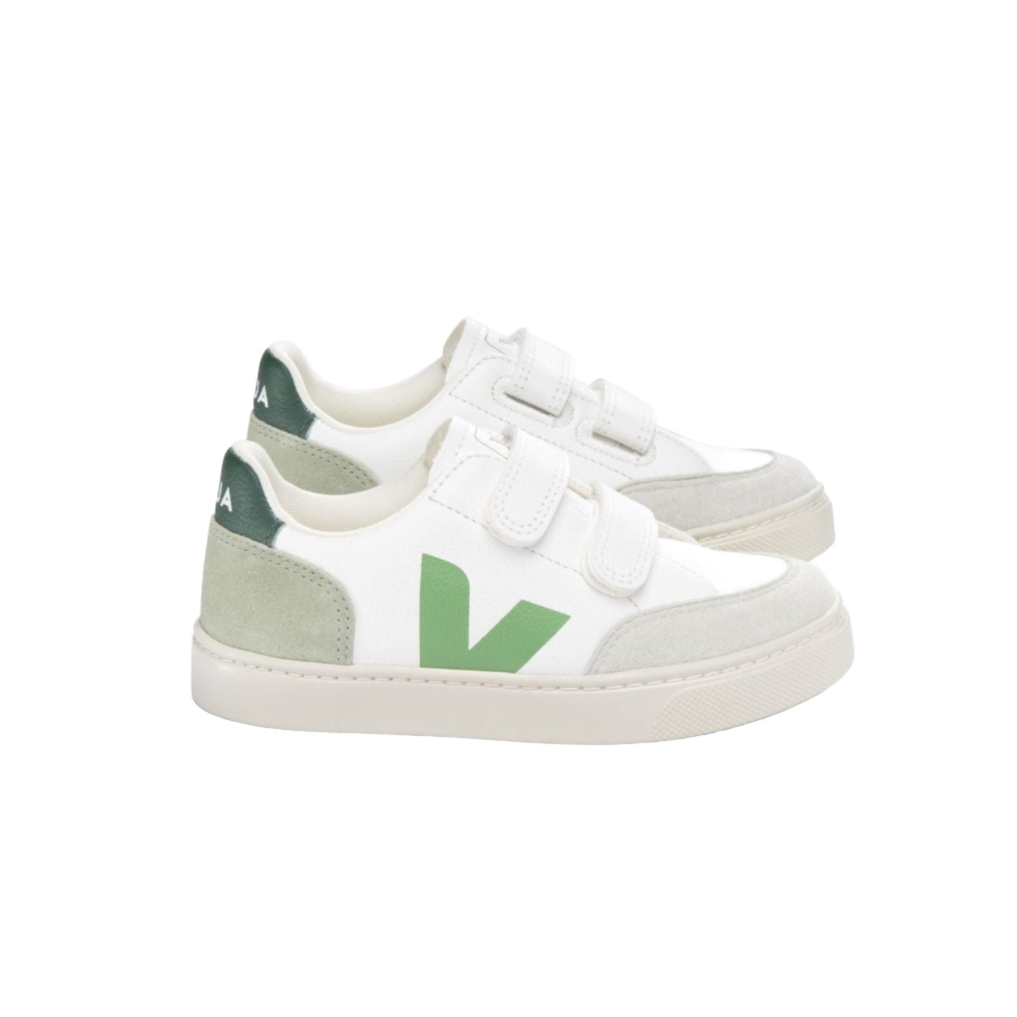 Veja Unisex Kid's V-12 White Multi Trainers