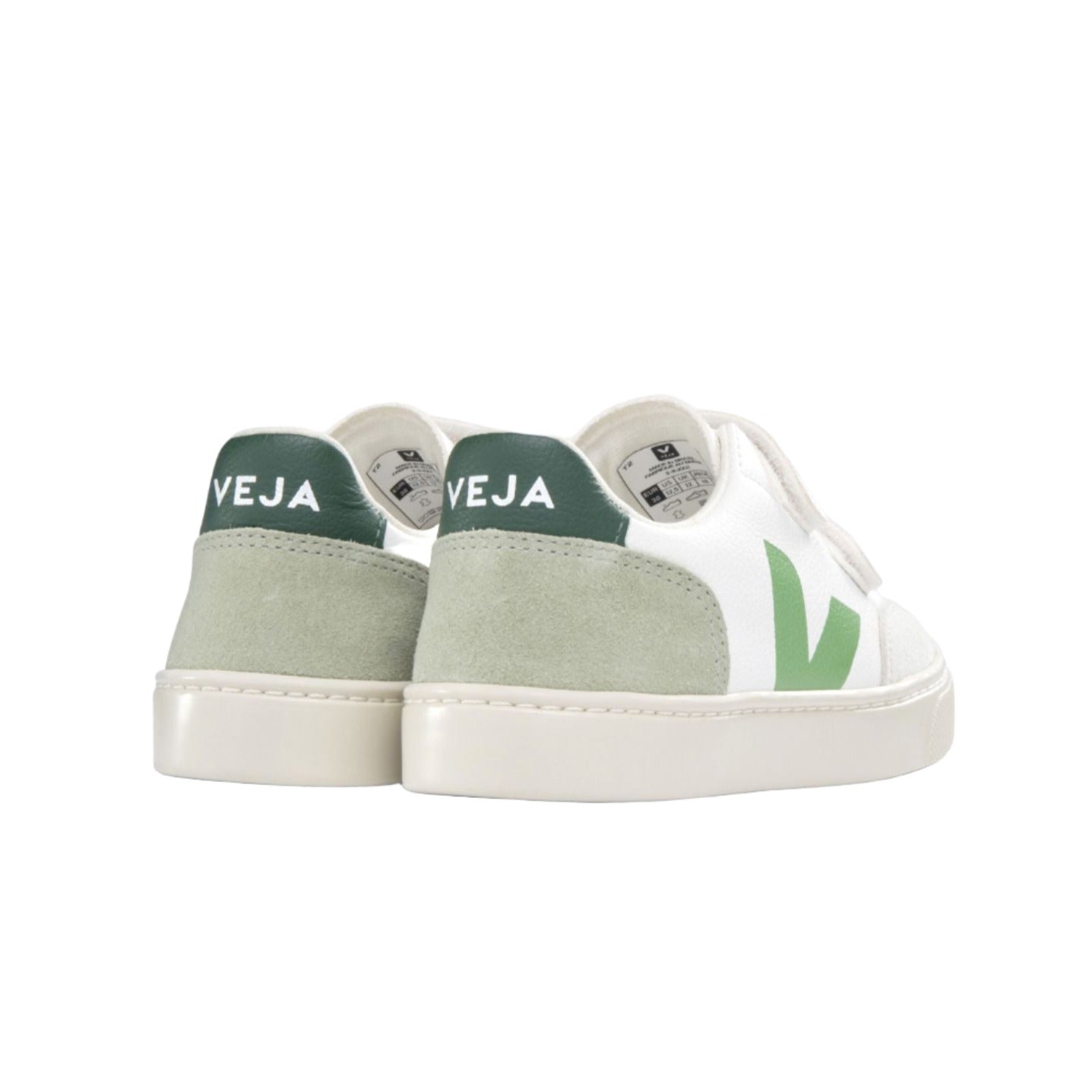 Veja Unisex Kid's V-12 White Multi Trainers