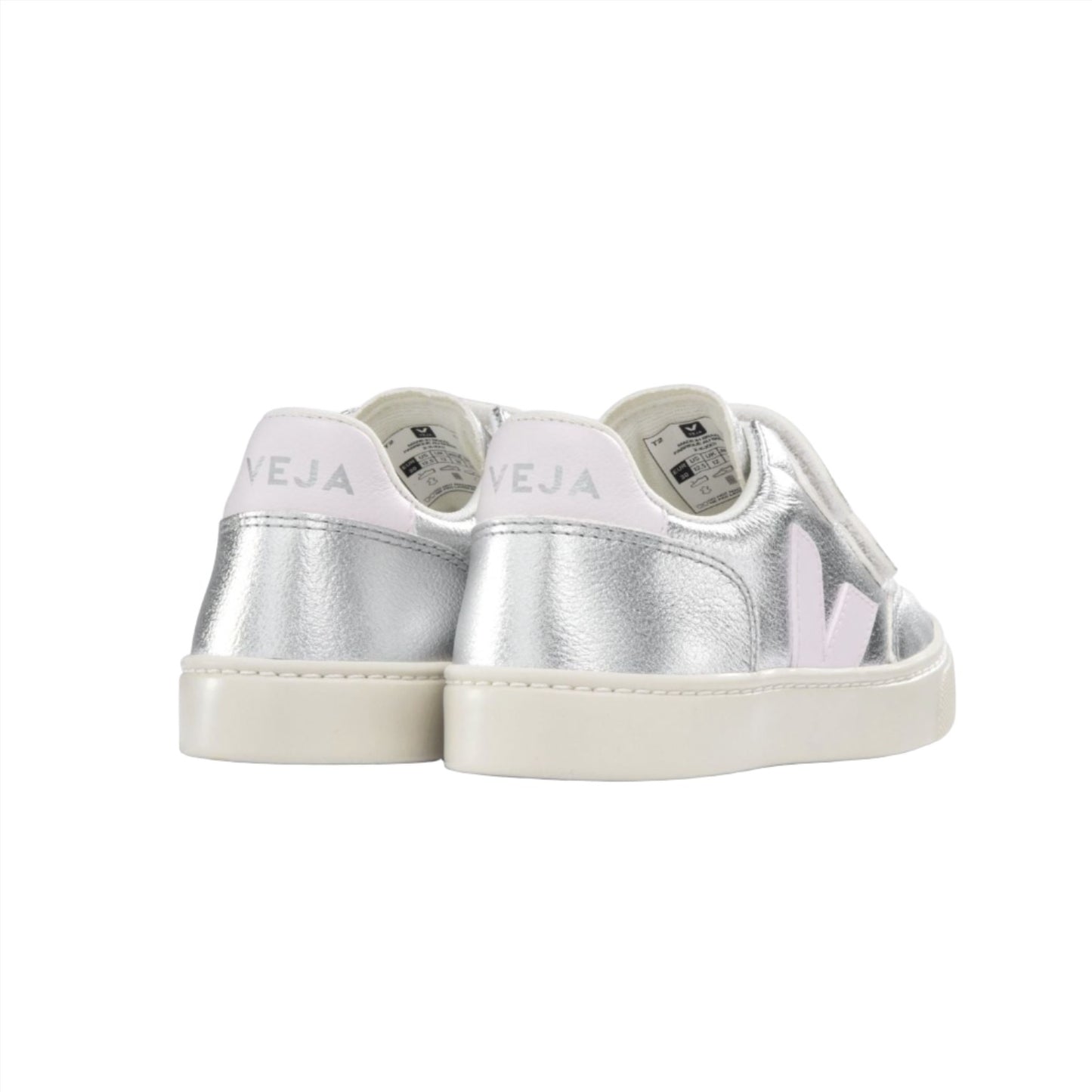 Veja Infant Girl's V-12 Silver Lassi Trainers