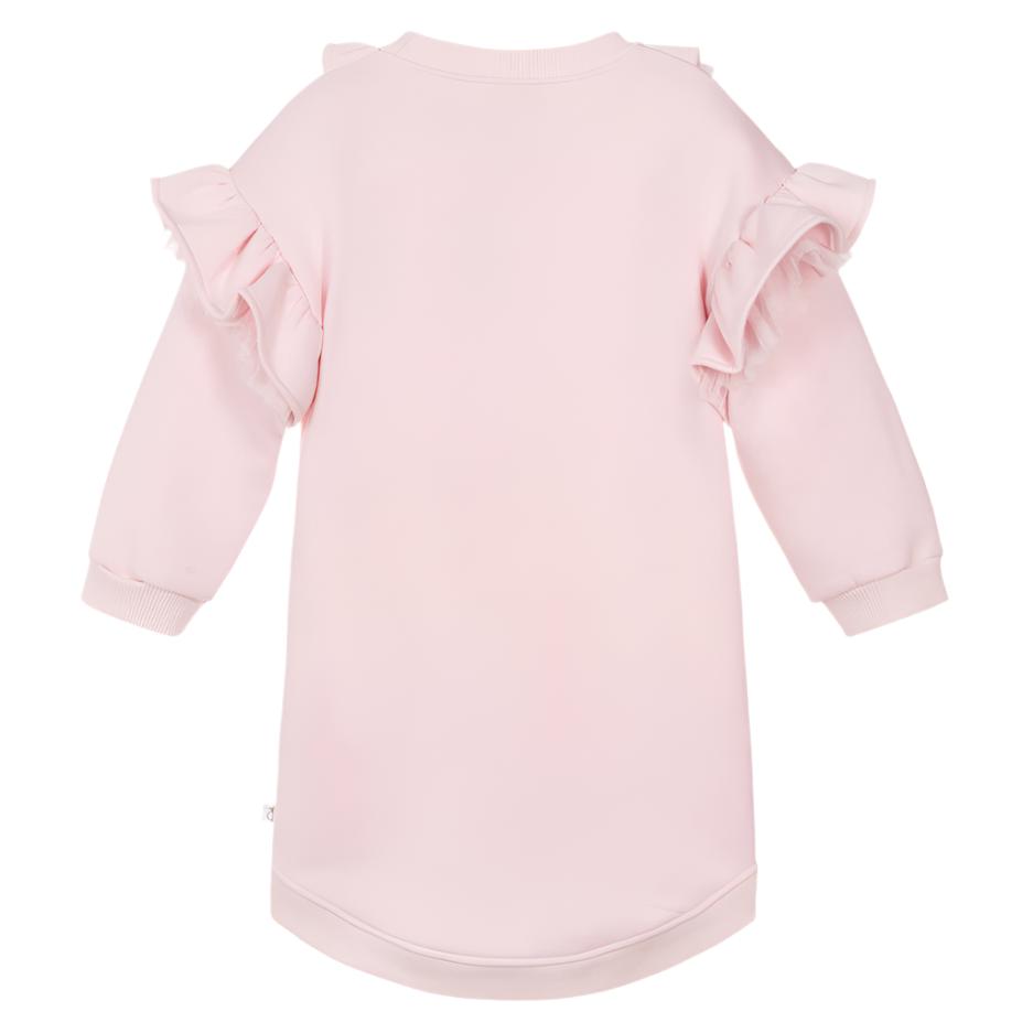 Caramelo Girl's Pink Handbag Sweatshirt Dress