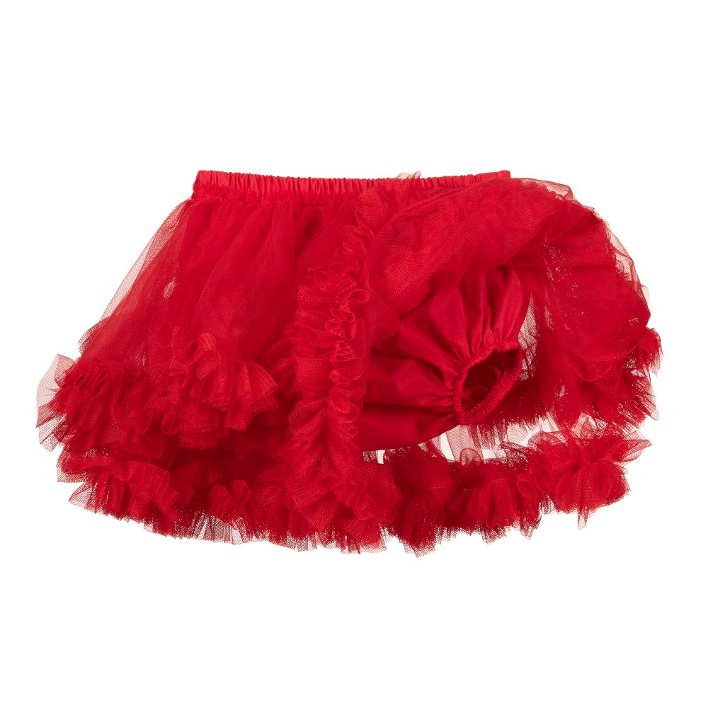 Caramelo Baby Girl's Red Tutu Skirt