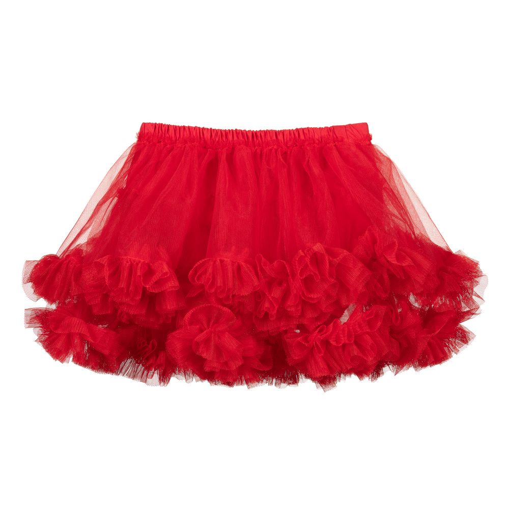 Caramelo Baby Girl's Red Tutu Skirt