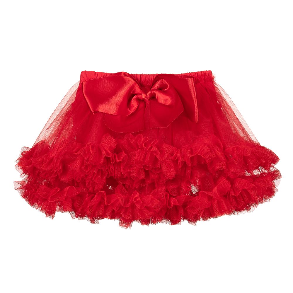 Caramelo Baby Girl's Red Tutu Skirt