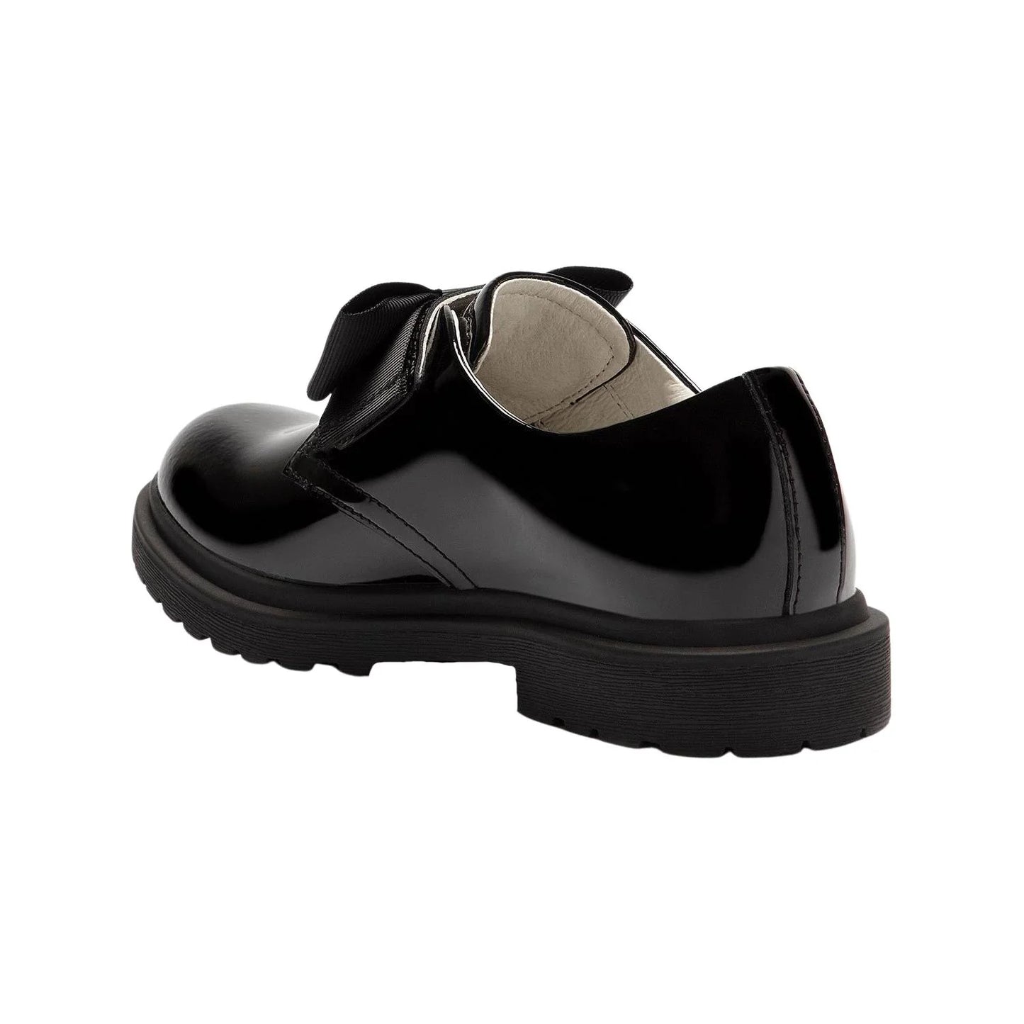 Lelli Kelly Girl's Black Patent Faye Black Bow School Shoes