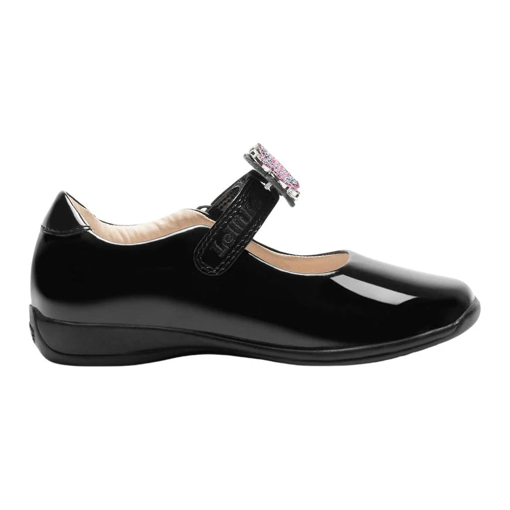 Lelli Kelly Girl's Black Patent Luna School Shoes