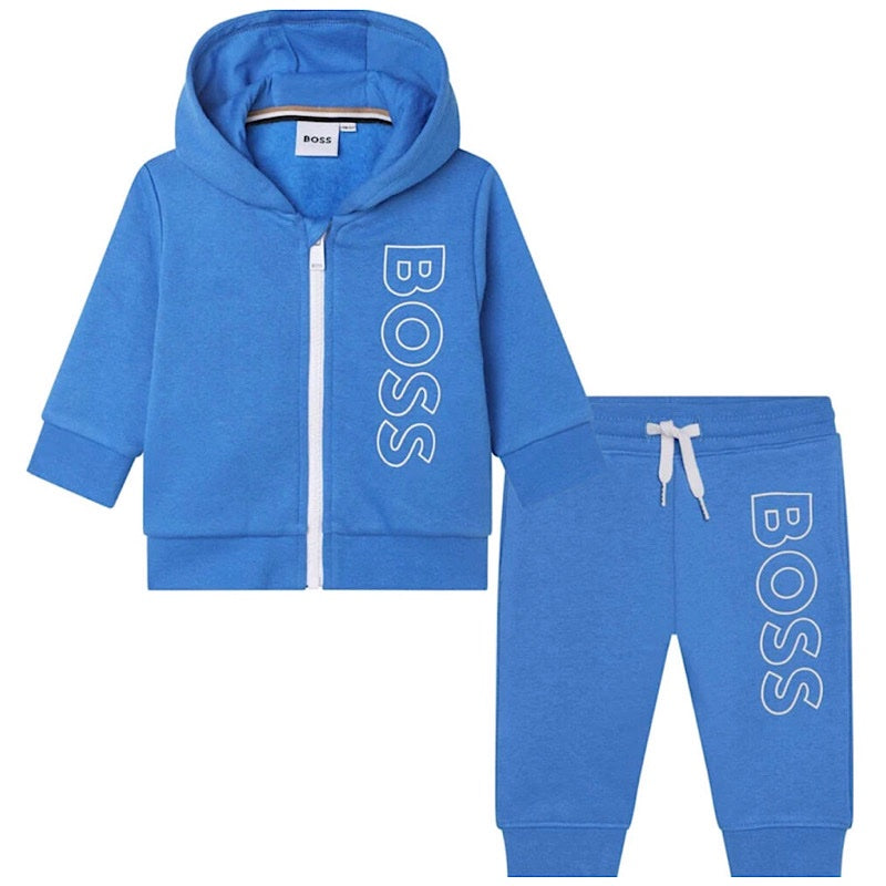 Hugo Boss Baby Boy's Blue Logo Tracksuit