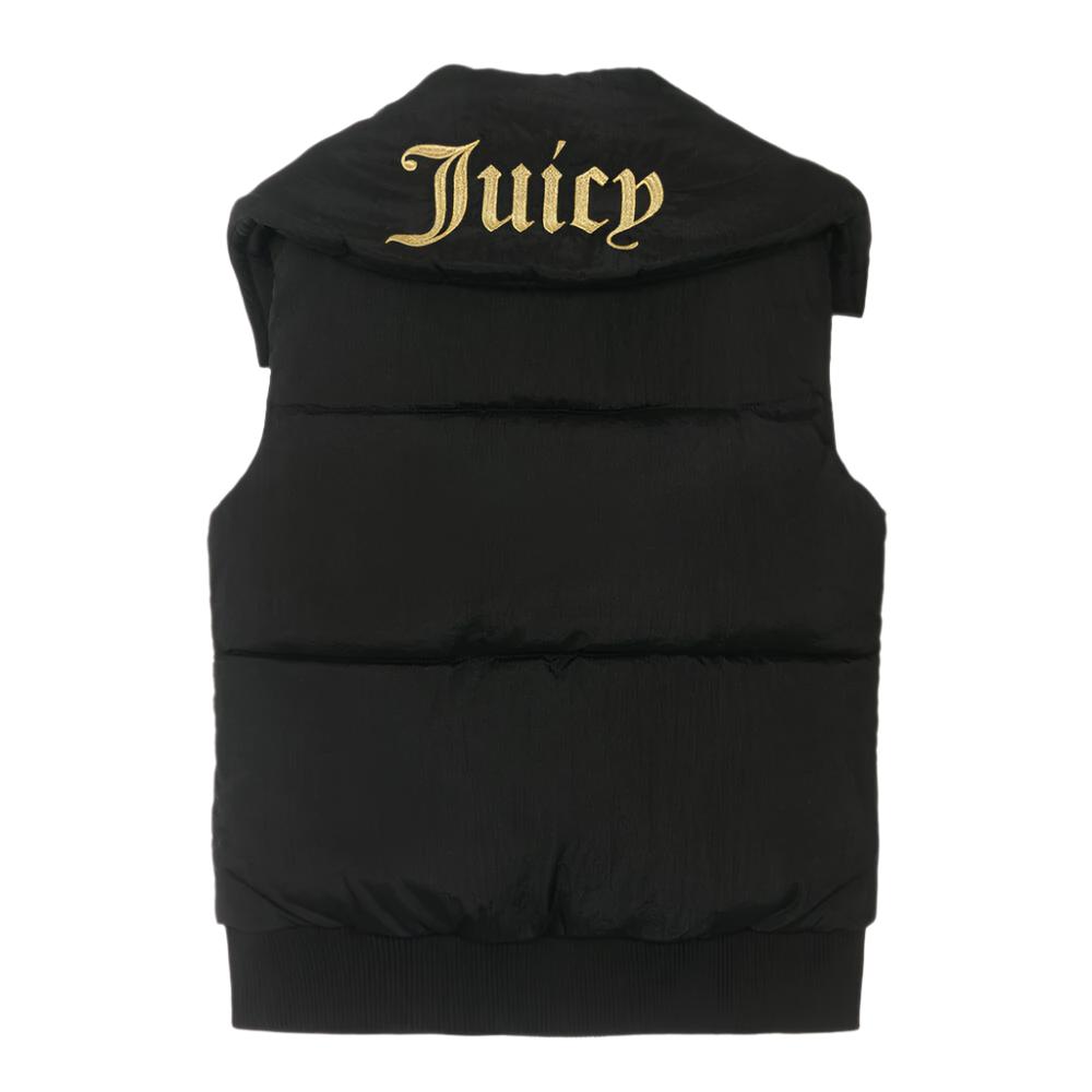 Juicy Couture Girl's Black Puffer Gilet