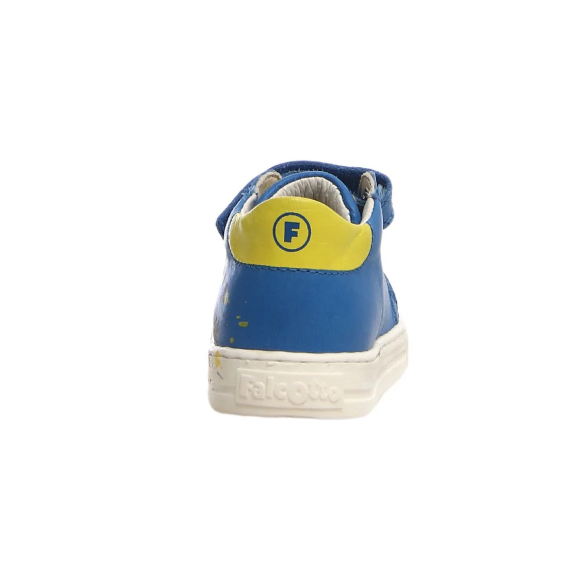 Falcotto Boy's Blue & Yellow Lacus Trainers