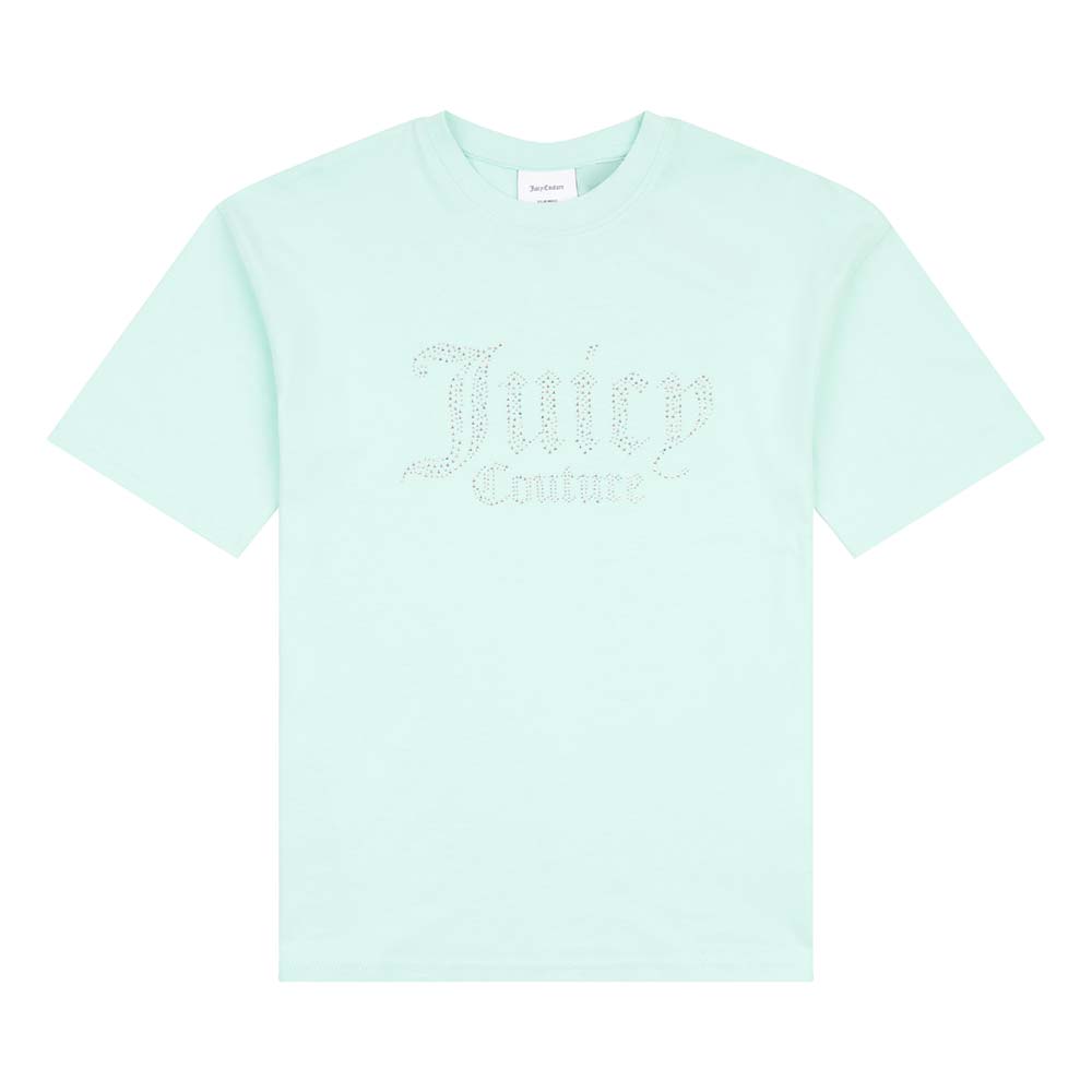 Juicy Couture Girl's Yucca Green Diamante Logo T-Shirt