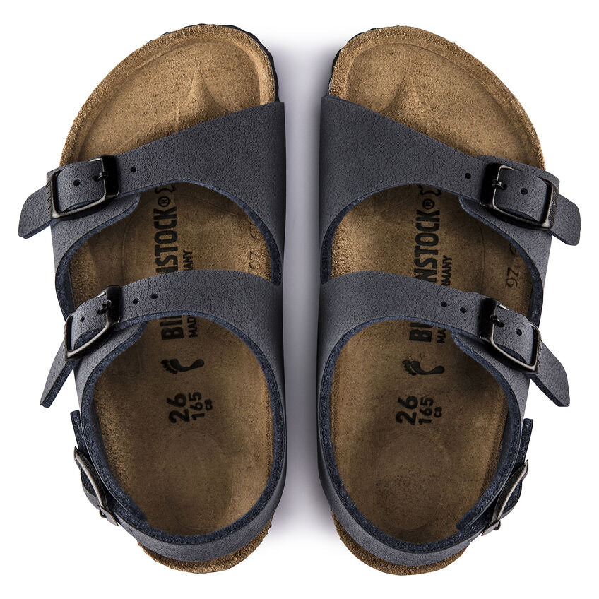 Birkenstock Boy's Navy Roma Sandal