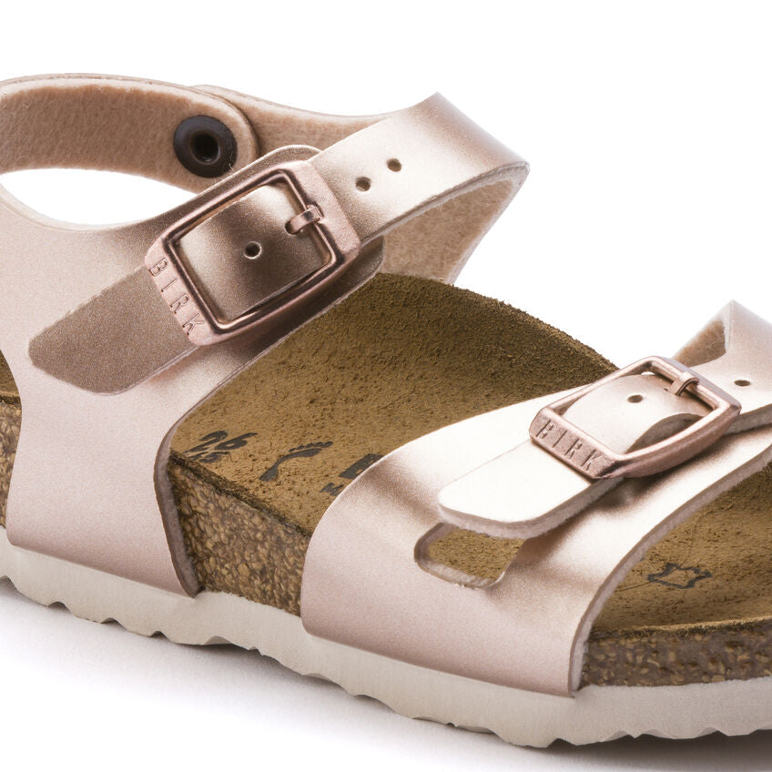 Birkenstock Girl's Copper Rio Sandals