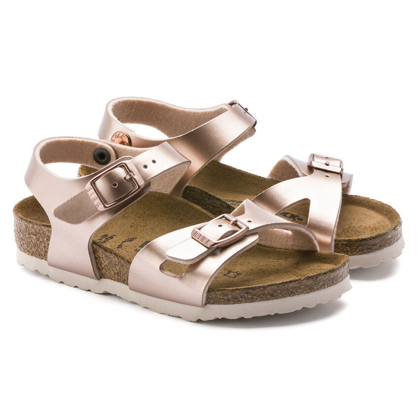 Birkenstock Girl's Copper Rio Sandals