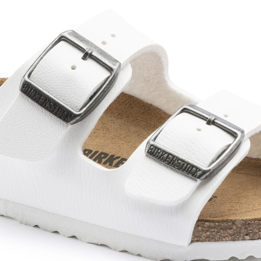 Birkenstock Kid's Unisex White Arizona Sandals