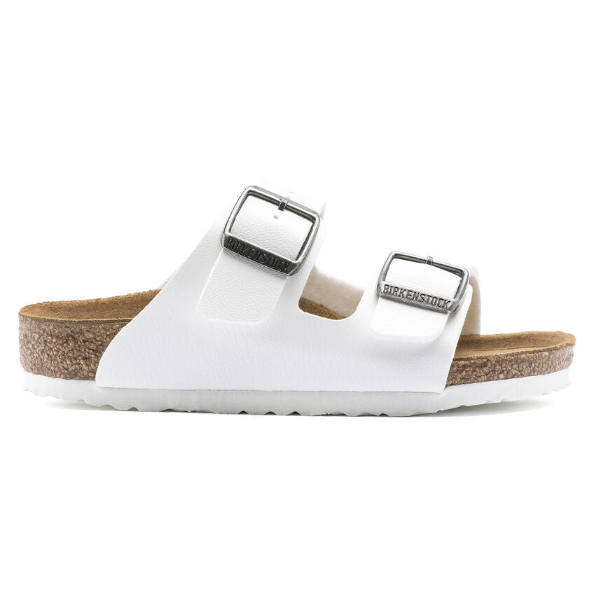 Birkenstock Kid's Unisex White Arizona Sandals