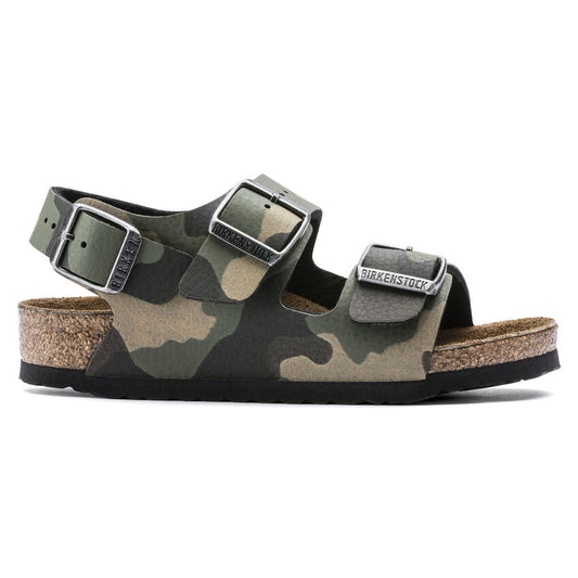 Birkenstock Boy's Milano Camo Sandals