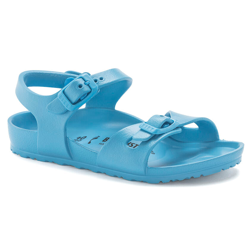 Birkenstock Unisex Kid's Sky Blue Rio Eva Sandals