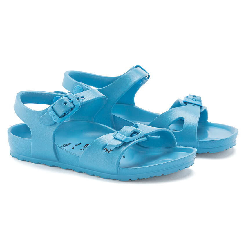 Birkenstock Unisex Kid's Sky Blue Rio Eva Sandals