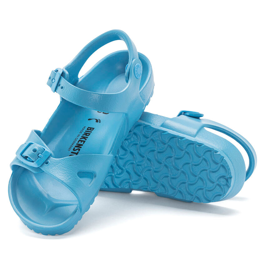 Birkenstock Unisex Kid's Sky Blue Rio Eva Sandals