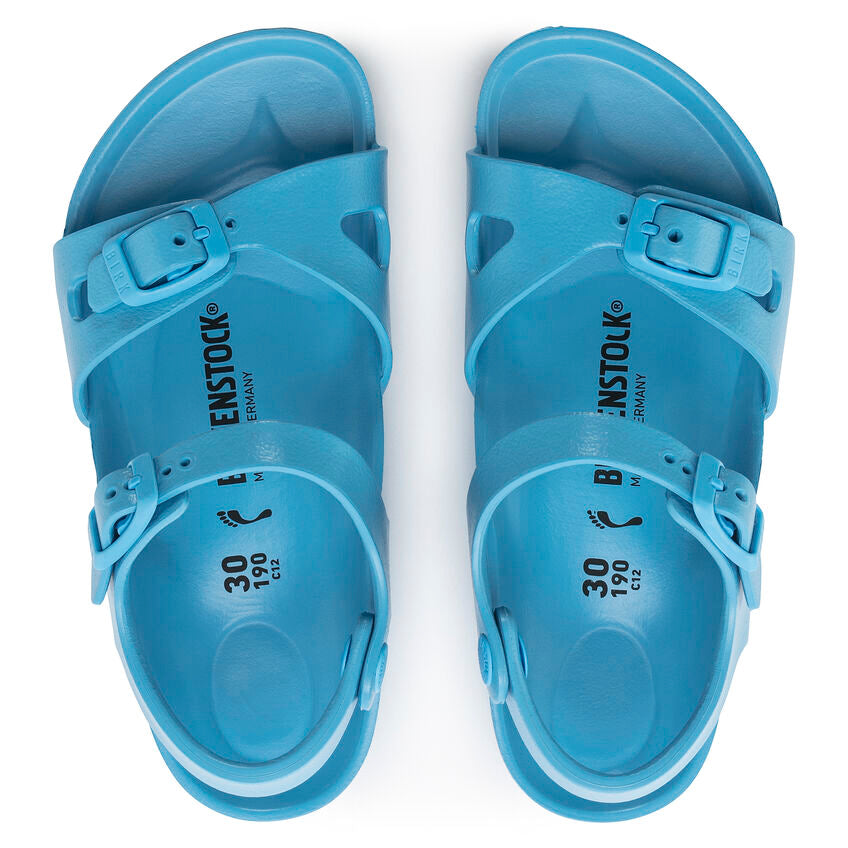 Birkenstock Unisex Kid's Sky Blue Rio Eva Sandals