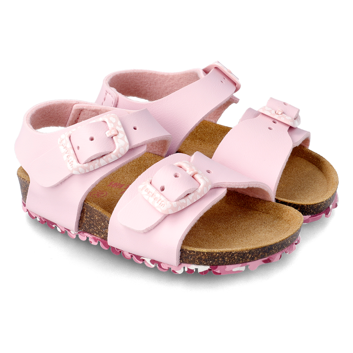 Garvalin Girl's Pink Leather Sandals