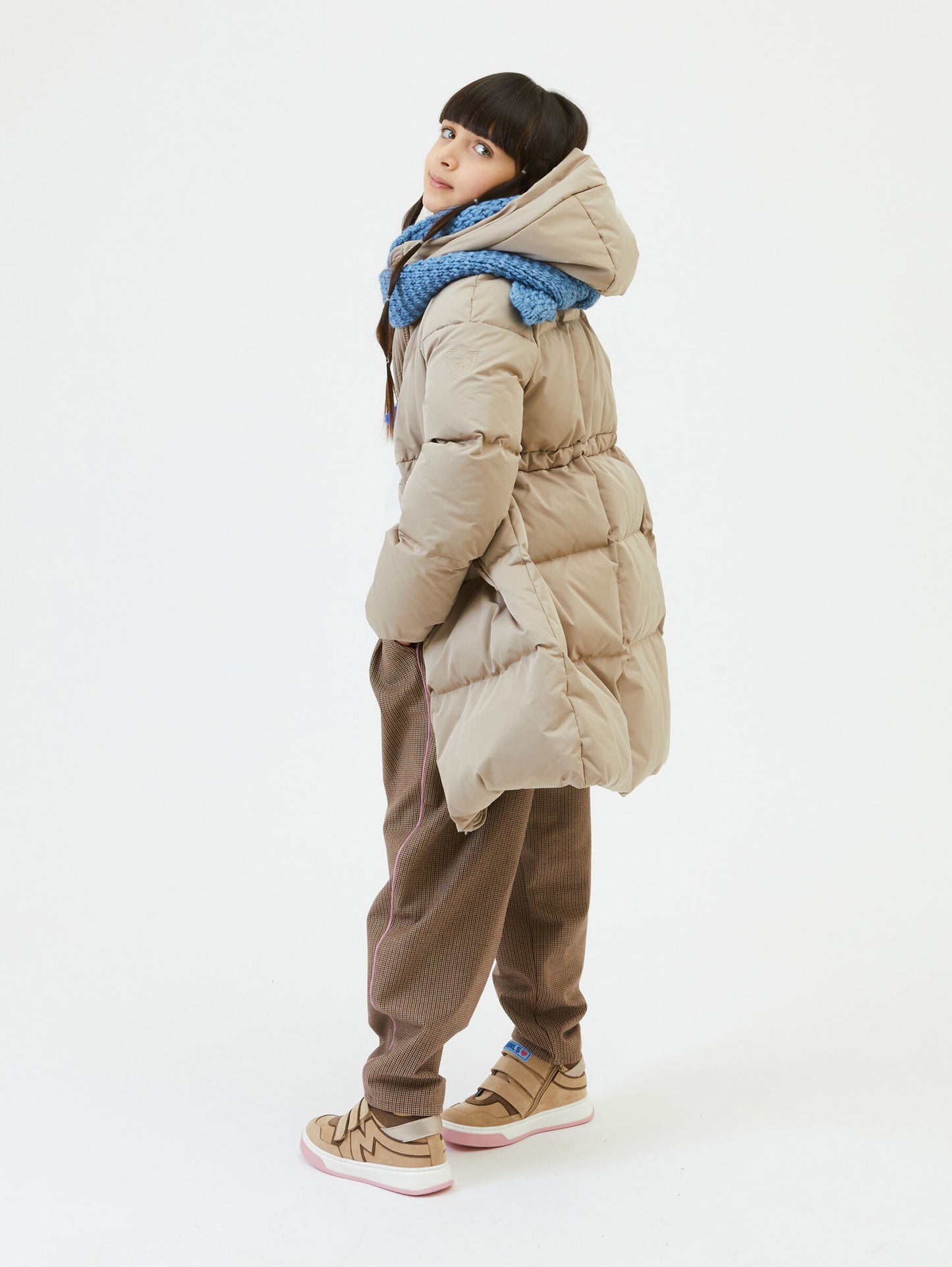 Monnalisa Girl’s Hooded Technical Down Jacket