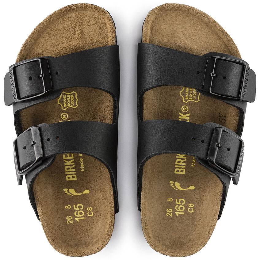 Birkenstock Kid's Unisex Black Arizona Sandals