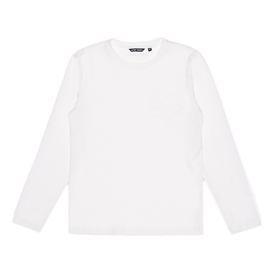 Antony Morato Boy's Cream 'Skull' Long-Sleeve T-Shirt