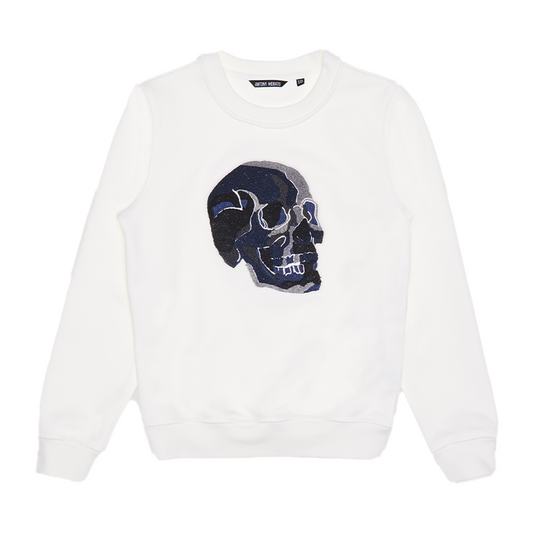 Antony Morato Boy's Cream 'Skull' Sweatshirt